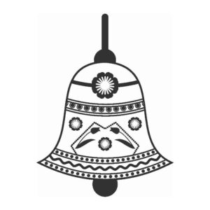 Decorative bell vector